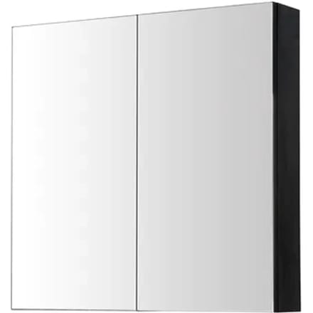 Aquazuro Spiegelkast Arezzo 80cm Zwart Mat