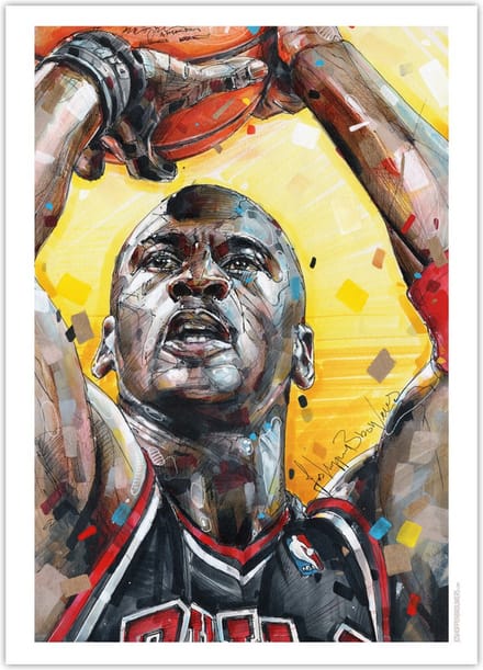 Michael Jordan 03 poster 50x70 cm
