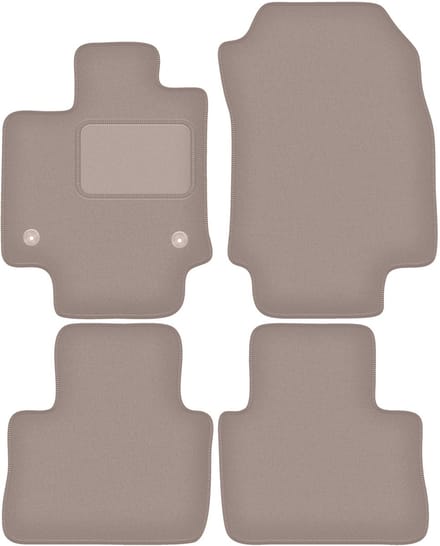 Beige veloursmatten voor: Suzuki Across SUV (2020-)