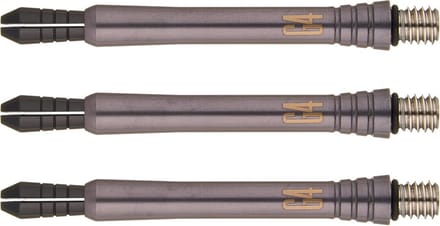 Titanium Dartschachten Zwart voor Alle Darts Standaard 2BA Schroefdraad