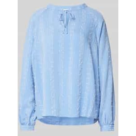 Blouseshirt met strikdetail