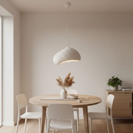 Asir - Kroonluchter - Wit - METALEN BEHUIZING - 35 x 35 x 27 cm