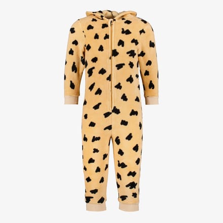 Thu!s cheetah onesie beige - Maat 110/116