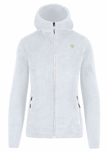 Karpos Vertice Fleece Met Volledige Rits Wit S Vrouw