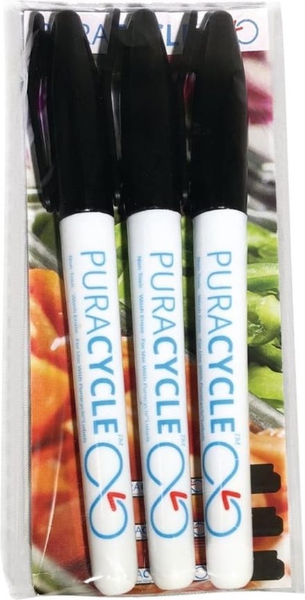 Puracycle Gifvrije Permanentmarkers Zwart FB284