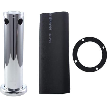 Tour de Kegerator à Bière Pression Réglable en Acier Inoxydable 3  Outil Distributeur de Bière(Robinet triple) black