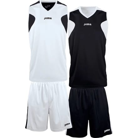Joma Reversible Basketbalset Kinderen - Wit / Marine | Maat: 10-12