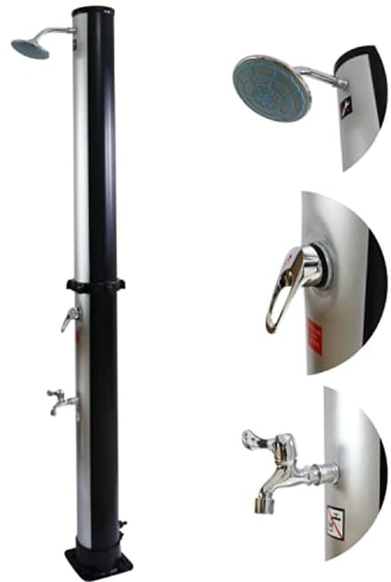 Tuindouche 20 liter - Zilver - Campingdouche en Zwembaddouche