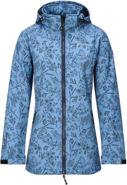 Nordberg Fleur Dames Softshell Ls06801-be - Kleur Blauw - Maat S