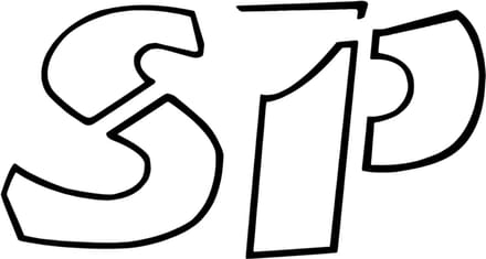 Piaggio Zip Stickerset - SP Stickers - Zwart