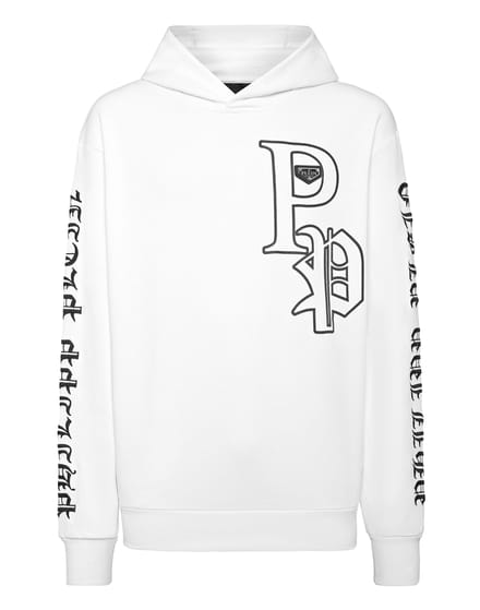 Sweatshirt Met Capuchon Gothic Plein