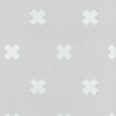 Fabulous World Behang Cross grijs en wit 67104-1