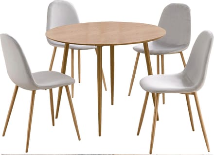 Monza|set 100 cm Grijs Eiken