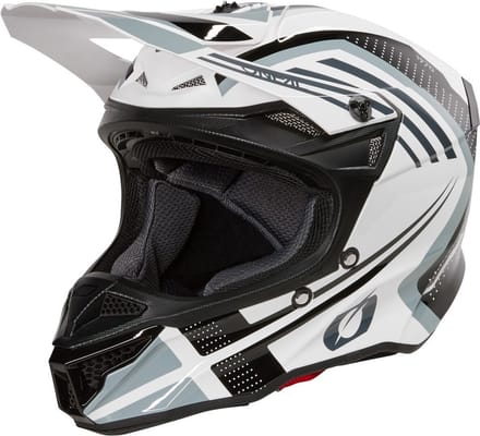 O'NEAL 5SRS Spike Zwart Wit Crosshelm - Helm