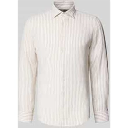 slim fit zakelijk hemd met kentkraag