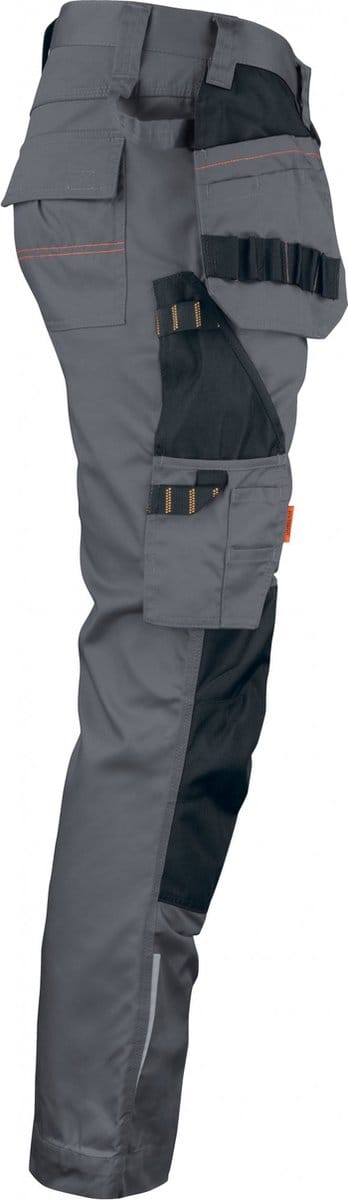 Jobman Practical 2322 Werkbroek Holsterpockets - Mannen - Donkergrijs/Zwart - 50