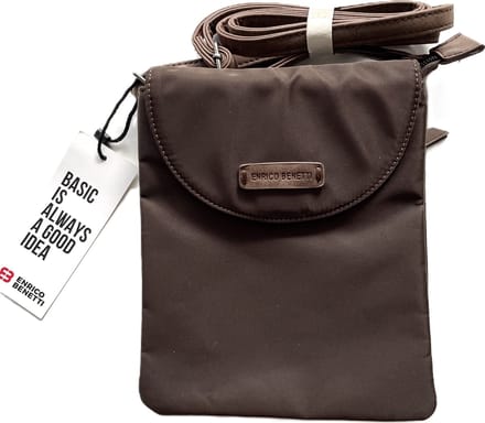Kleine Schoudertas - Crossbodytas - telefoontasje - Bruin