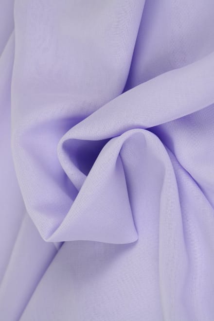 15 meter chiffon stof - Lavendel - 100% polyester