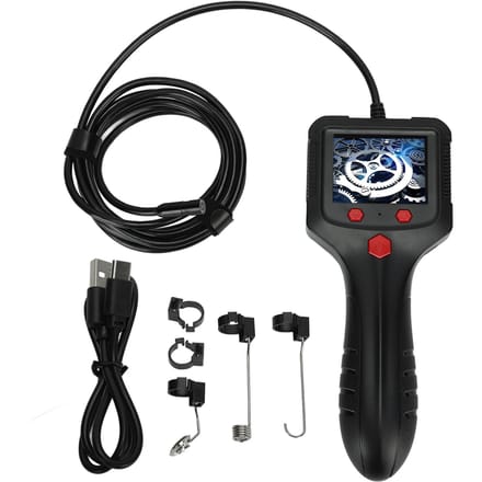 Endoscoop Camera Industriële Endoscoop 8mm 1080P HD Digitale Boroscoop Inspectiecamera met 2.4 black