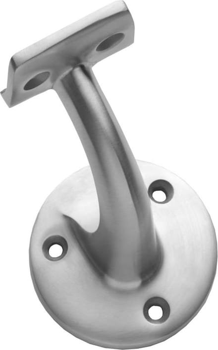 Intersteel Leuninghouder hol zadel opschroevend rvs geborsteld