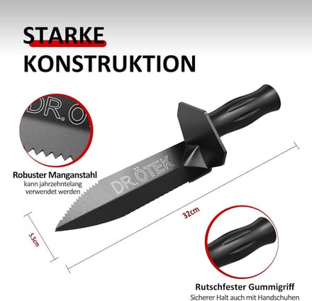 Metaaldetectorschop - Duurzame Handschop Voor Tuinieren - Draagbaar Kampeer-Graafwerktuig