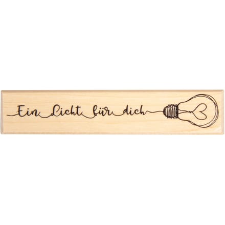 BUTTERER Stempel "Ein Licht für dich"
