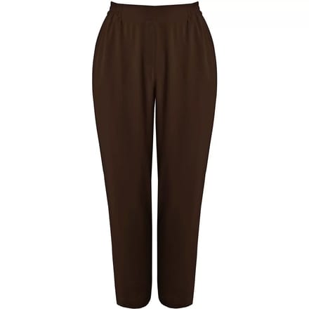 Dames fuselftaille broek van crêpe Mat Fashion