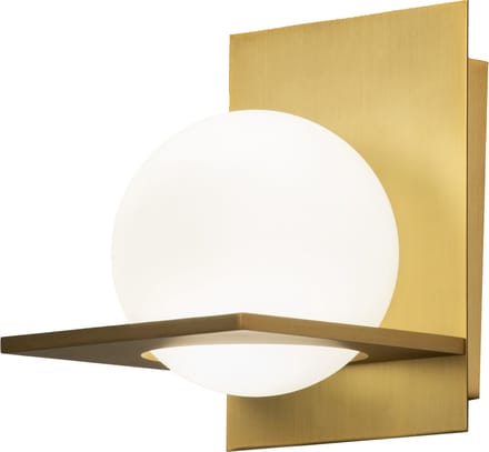 Lumidora Wandlamp 74930 - Voor binnen - MADI - G9 - Wit - Goud - Messing (kleur) - Glas