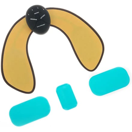 Patch Électrostimulateur pour Fessiers - InnovaGoods - EMS Stimulation - Sans fil - Autonomie 30 - Blanc noir