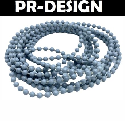 Rolgordijn ketting Kunststof 300 cm eindeloos - grijs