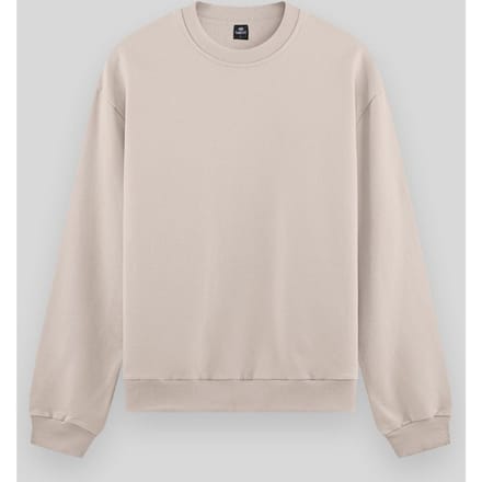 Heren Effen Rundhals Sweatshirt