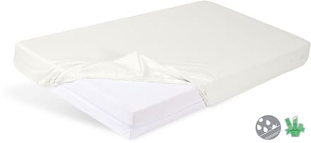 Waterdicht Bamboe Hoeslaken 90x200 cm Crème met Elastiek
