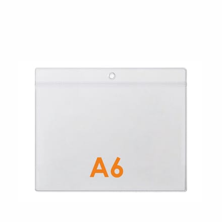 10 stuks - A6 Prijskaarthoesje / Meubelkaarthoes / Kaarthouder / Badgehouder - Type PHS-A6-Liggend