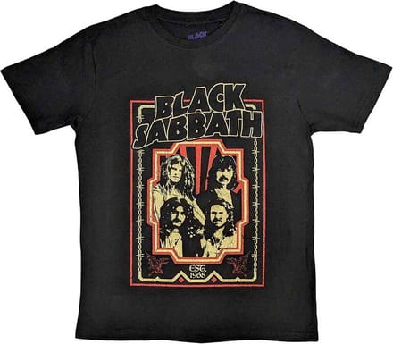 Black Sabbath - Est 1968 Heren T-shirt - XL - Zwart