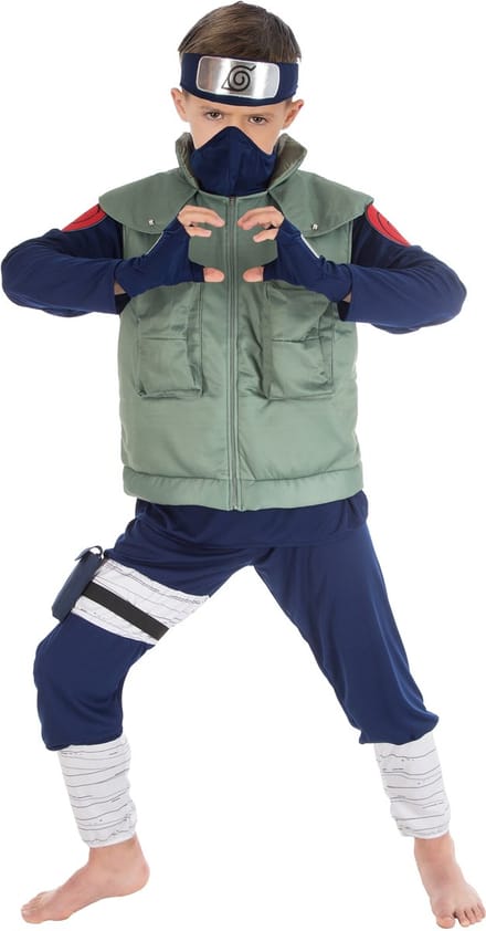 Kostuum Kakashi Naruto™ Kinderen Official - Maat 128