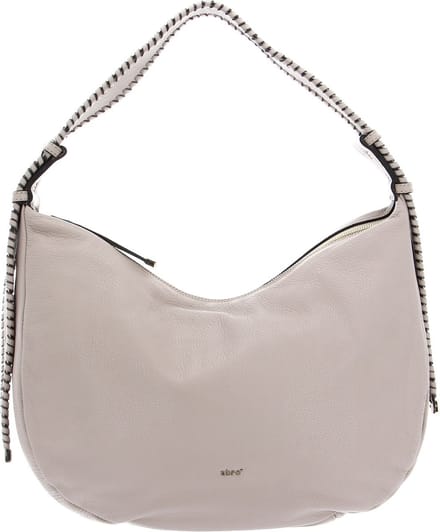 abro Leren Schoudertas Leather Dalia Hobo Bag Merle Sahara Beige