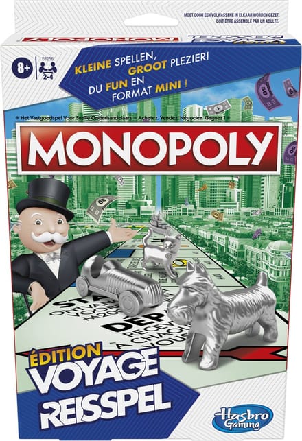 Monopoly Reisspel - Belgische Editie - Gezelschapsspel