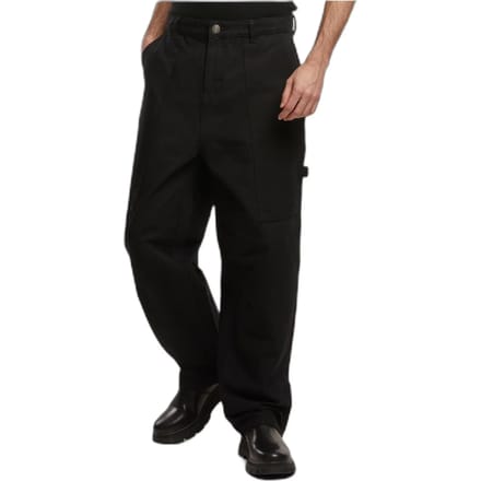 Urban Classics - Mens Cotton Carpenter Wijde broek - Taille, 32 inch - Zwart