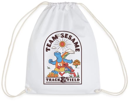 Sesamstraat Team Sesame Atletiek Gymtas