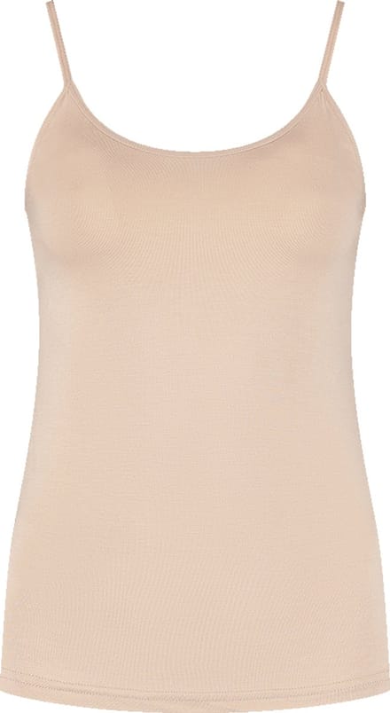 Boru Bamboo - Dames Singlet - Skin - M - Bamboe Hemd - Spaghettibandjes - Ademend - Anti-Bacterieel - 2324