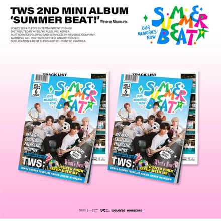 TWS - 2e Mini Album SUMMER BEAT! (Weverse Albums ver.) 2PCS