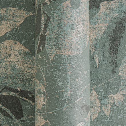 BLADEREN BEHANG | Floraal - Goud Groen - A.S. Création Metropolitan Stories Hot Spots