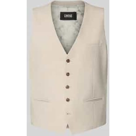 Gilet met paspelzakken model 'Vitra'