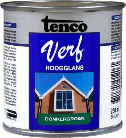 TENCO VERF HG DONKERGROEN