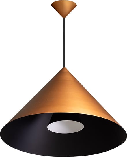 ETH Dillon hanglamp 1 x E27 D55xH35cm light koper