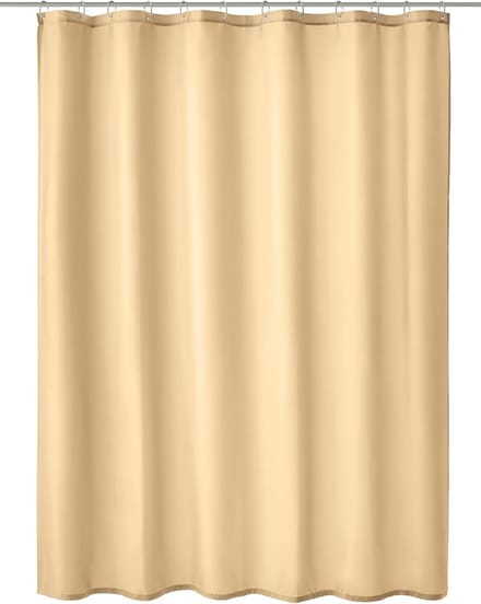 Famanu – Douchegordijn naturel 120 x 200 cm – polyester (minimalistisch)