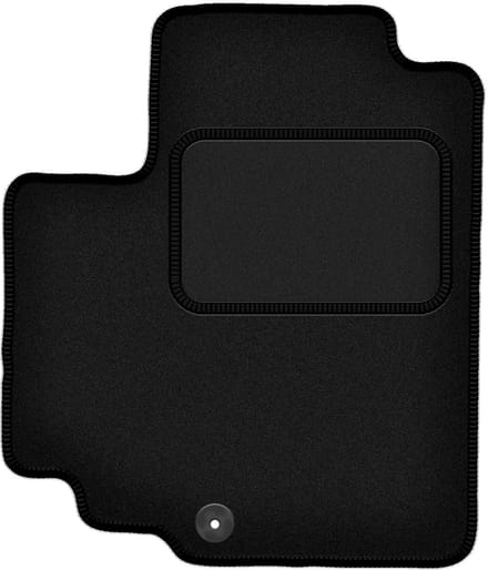 Bestuurdersmat zwart voor: Nissan Pixo hatchback (2008-2013)