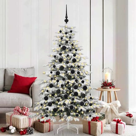 vidaXL Kerstbal Set 120 st 300 LED's Warmwit Ø 6 cm