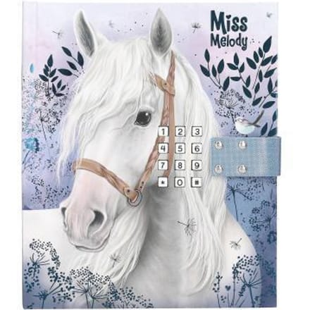 Miss Melody dagboek met code en geluid, motief 2 Dagboeken