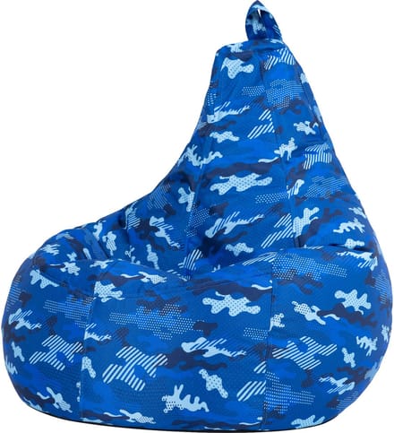 icon - Camo Zitzak - Gaming - Binnen en Buiten - Blauw
